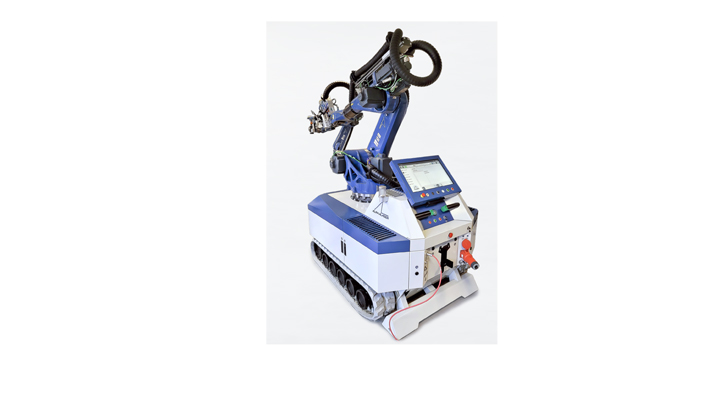 The AL- ROCK is the world’s first mobile robot for targeted laser hardening of metal surfaces.