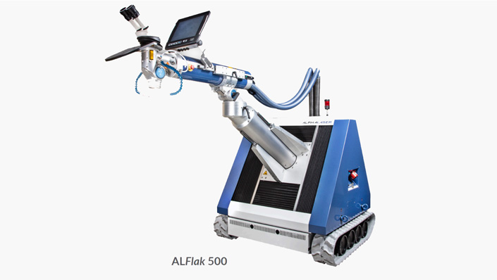 Mobile laser welding machine