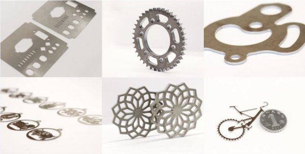 Laser cutting machine materials