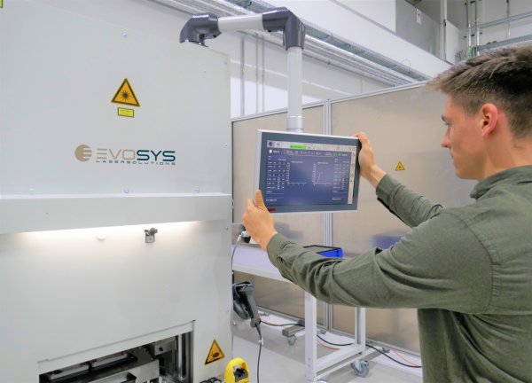 Evosys HMI laser software