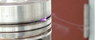 Heat treating and hardening a surface with a laser