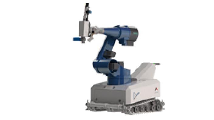 mobile laser robot for laser hardening metal