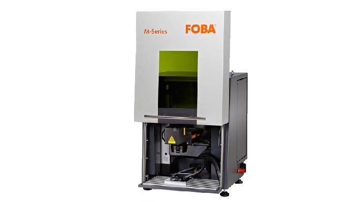 The FOBA M1000 for small to medium sized parts; ideally suited for manufacturers with low volume requirements or space constraints.