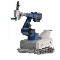 The AL- ROCK is the world’s first mobile robot for targeted laser hardening of metal surfaces.