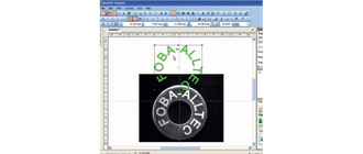 Point and shoot through camera mark positioning